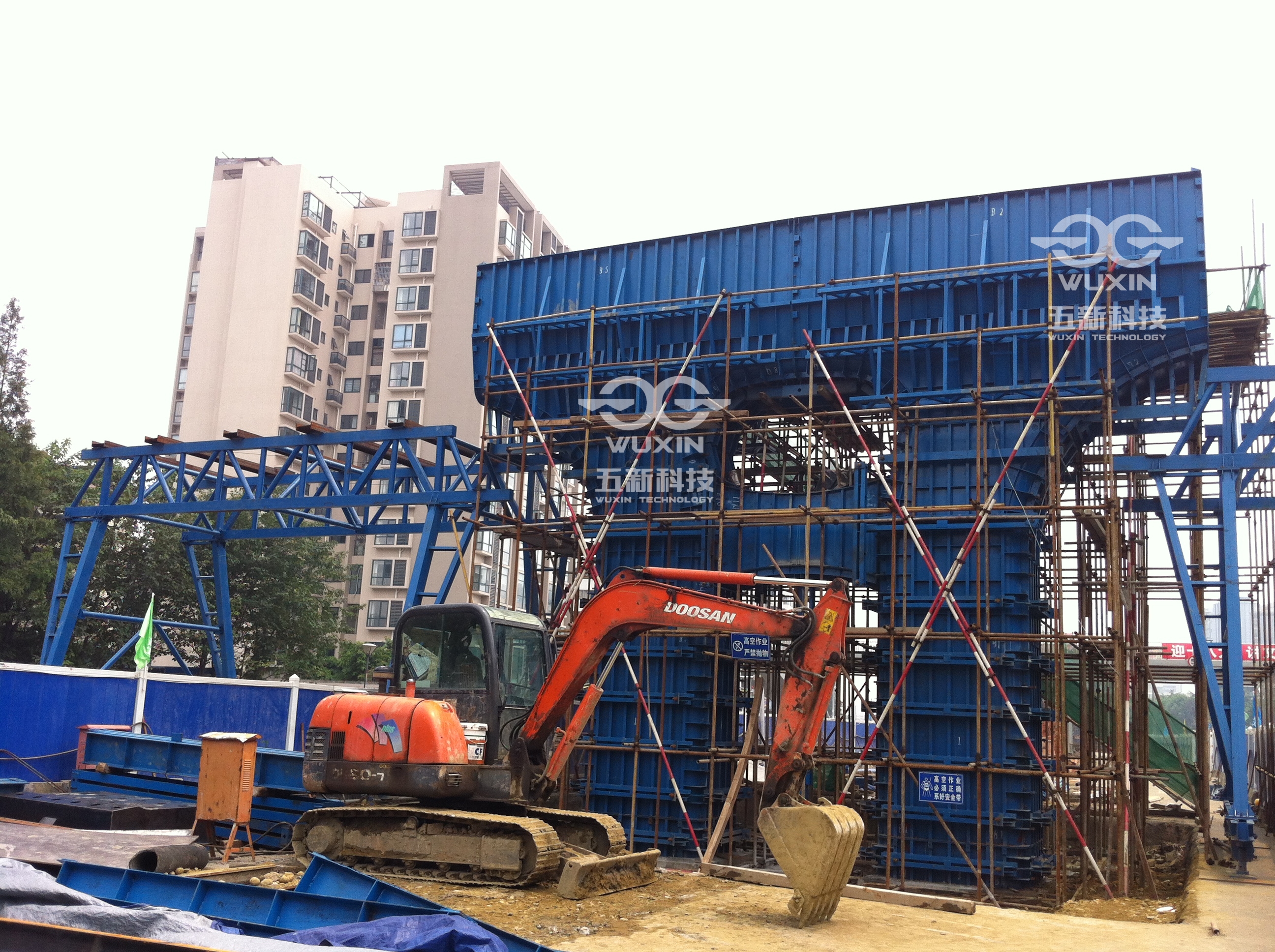 成都二環路墩身