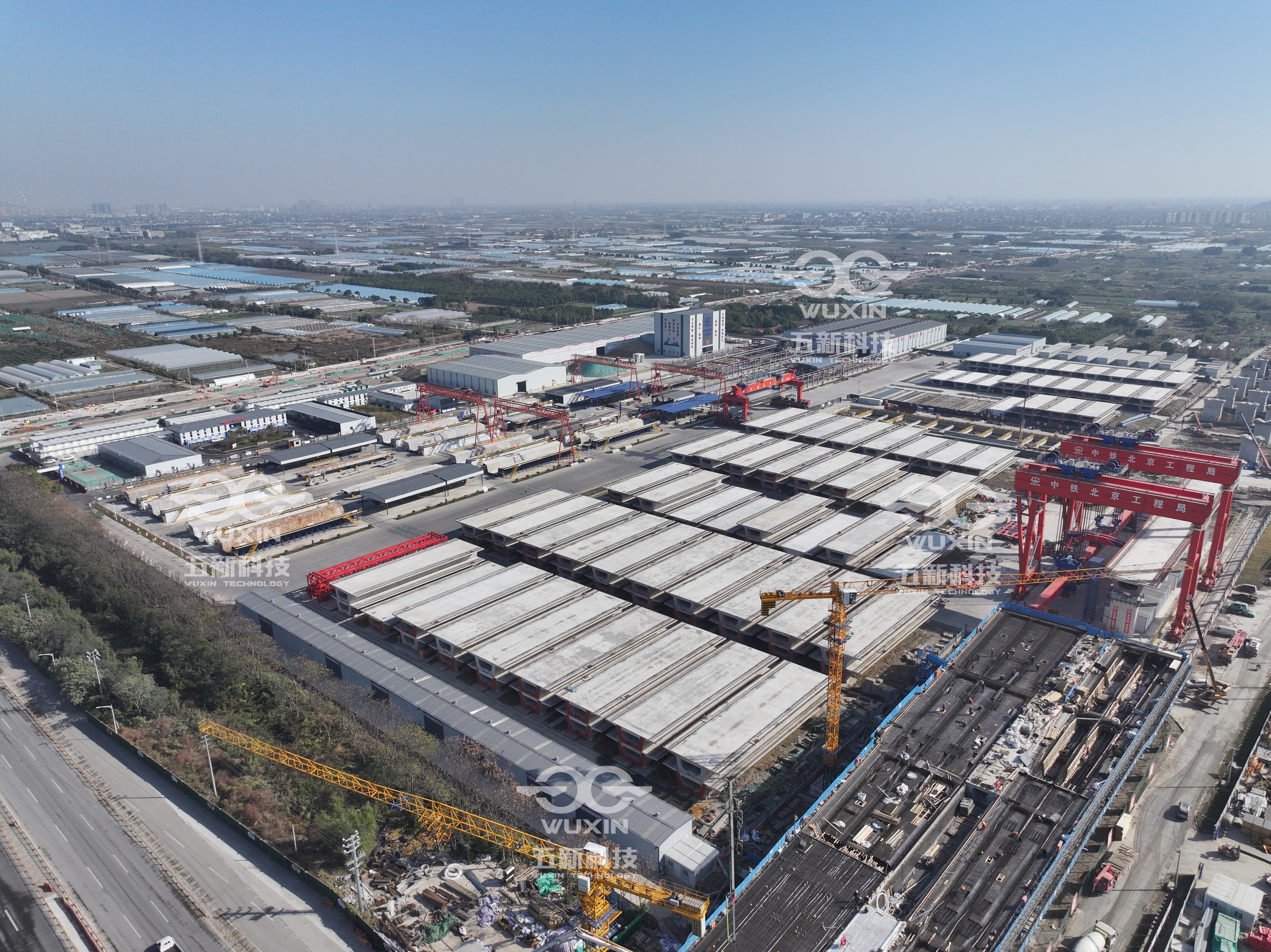 中鐵北京工程局-新建南通至寧波高速鐵路-慈溪制梁場